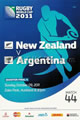 New Zealand v Argentina 2011 rugby  Programme